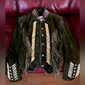 Diamond Leathers Native American Style Jacket
